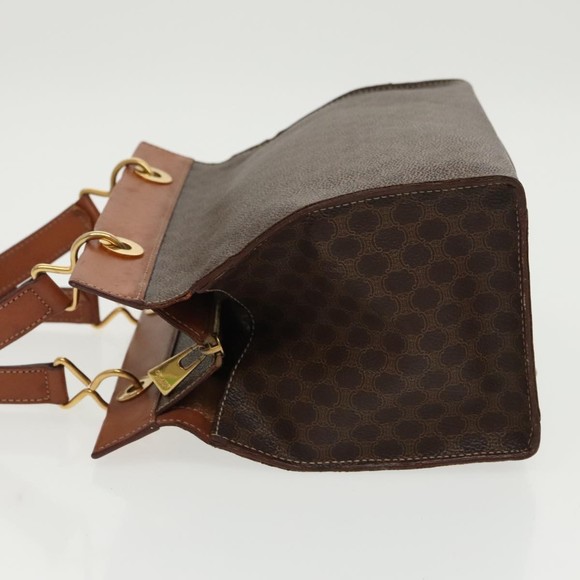 Celine Macadam Handbag Macadam with leather Brown Canvas - Picture 4 of 10